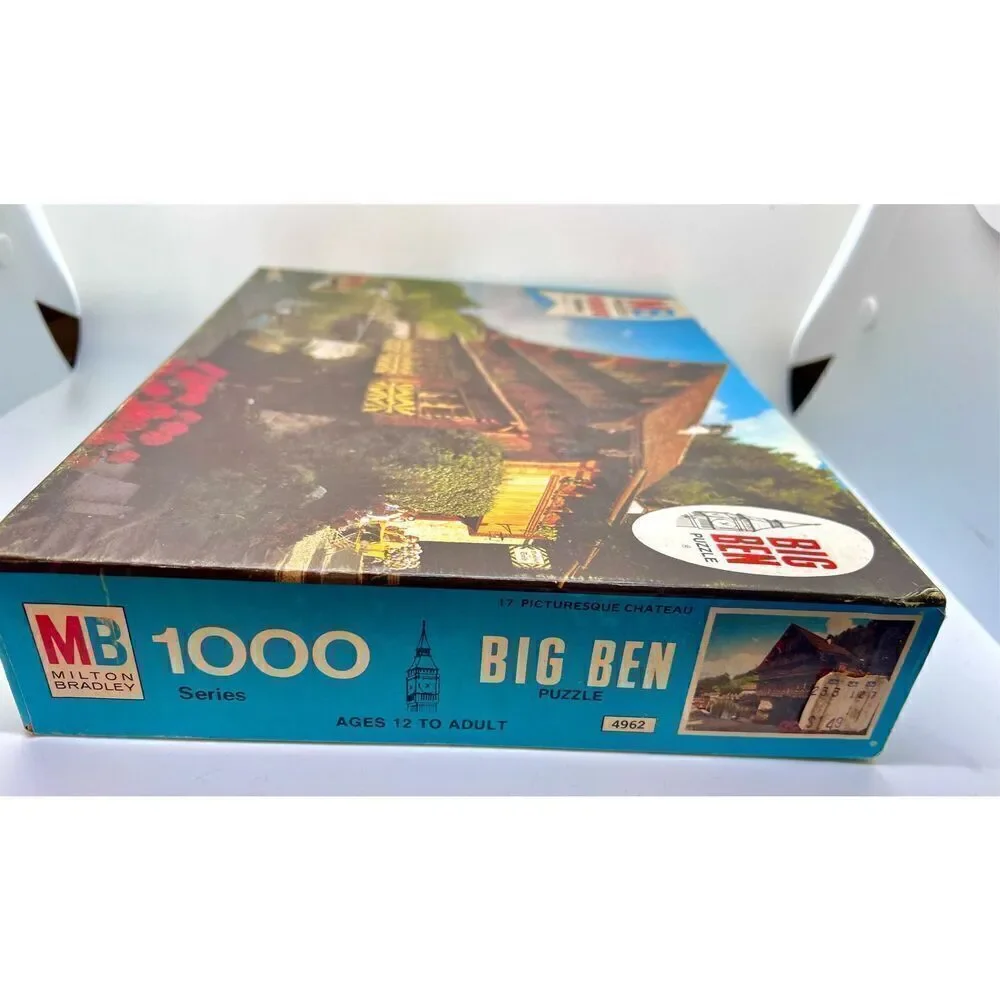 Big Ben Cardboard Vintage Jigsaw New Old Stock Never Opened
